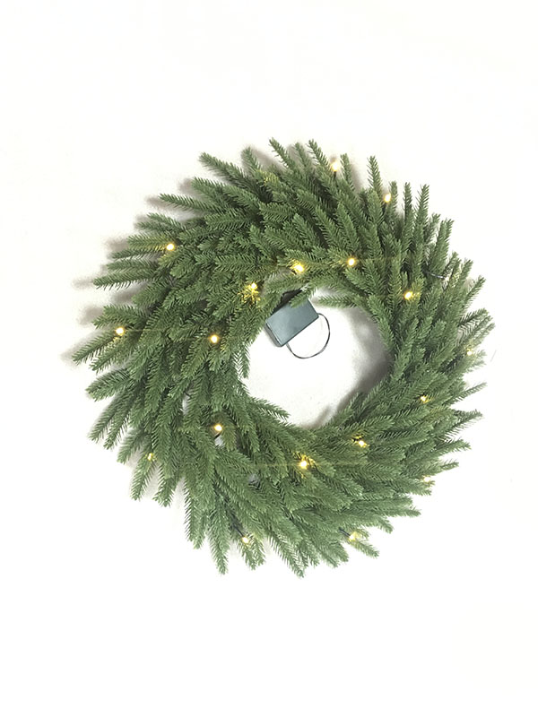 Vòng hoa Giáng sinh PE Series-60CM