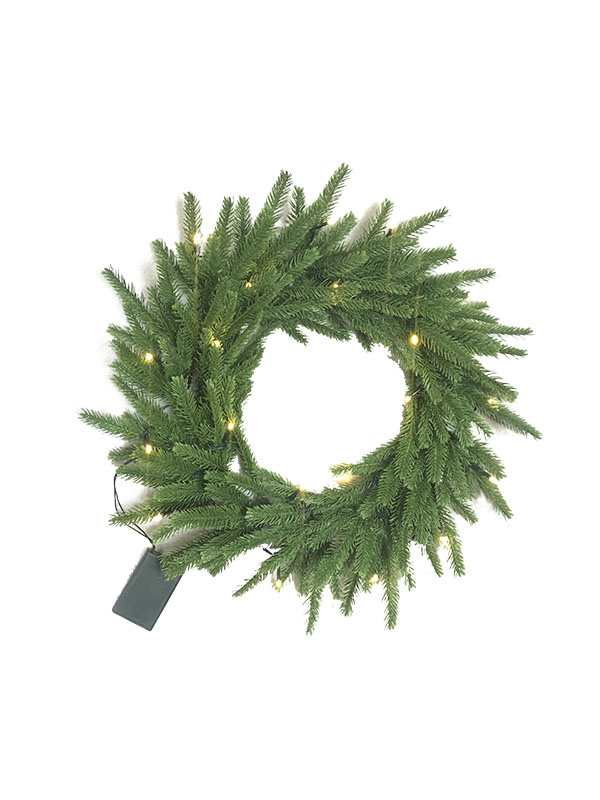 Vòng hoa Giáng sinh PE Series-45CM